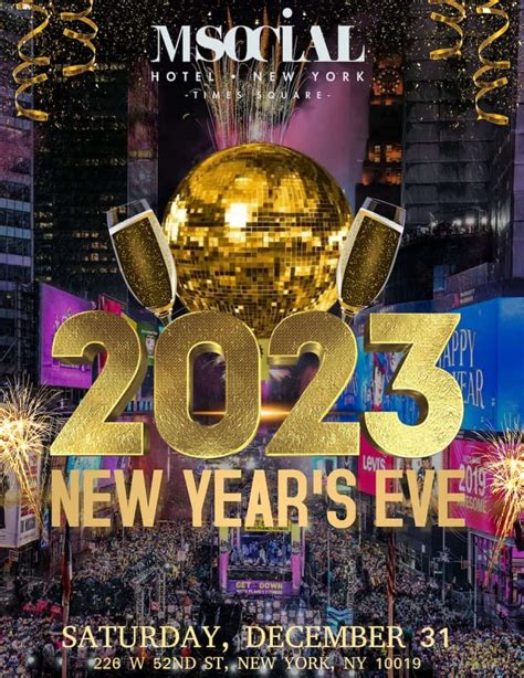 live new york eve New Year's Celebrations 2023